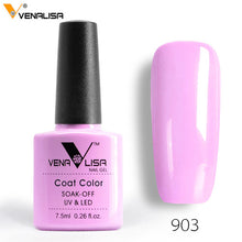 Load image into Gallery viewer, 2018 New Free Shipping Nail Art Design Manicure Venalisa 60Color 7.5Ml Soak Off Enamel Gel Polish LED UV Gel Nail Polish Lacquer