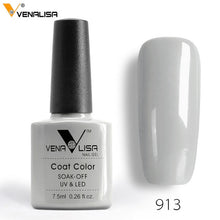 Load image into Gallery viewer, 2018 New Free Shipping Nail Art Design Manicure Venalisa 60Color 7.5Ml Soak Off Enamel Gel Polish LED UV Gel Nail Polish Lacquer