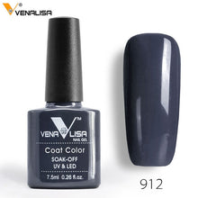 Load image into Gallery viewer, 2018 New Free Shipping Nail Art Design Manicure Venalisa 60Color 7.5Ml Soak Off Enamel Gel Polish LED UV Gel Nail Polish Lacquer