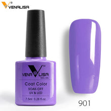 Load image into Gallery viewer, 2018 New Free Shipping Nail Art Design Manicure Venalisa 60Color 7.5Ml Soak Off Enamel Gel Polish LED UV Gel Nail Polish Lacquer