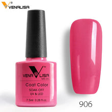 Load image into Gallery viewer, 2018 New Free Shipping Nail Art Design Manicure Venalisa 60Color 7.5Ml Soak Off Enamel Gel Polish LED UV Gel Nail Polish Lacquer