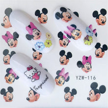 Load image into Gallery viewer, FWC Nail Stickers on Nails Blooming Flower Stickers for Nails Lavender Nail Art Water Transfer Stickers Decals