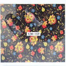 Load image into Gallery viewer, FWC Nail Stickers on Nails Blooming Flower Stickers for Nails Lavender Nail Art Water Transfer Stickers Decals