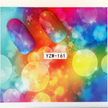 Load image into Gallery viewer, FWC Nail Stickers on Nails Blooming Flower Stickers for Nails Lavender Nail Art Water Transfer Stickers Decals