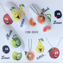 Load image into Gallery viewer, FWC Nail Stickers on Nails Blooming Flower Stickers for Nails Lavender Nail Art Water Transfer Stickers Decals