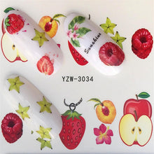 Load image into Gallery viewer, FWC Nail Stickers on Nails Blooming Flower Stickers for Nails Lavender Nail Art Water Transfer Stickers Decals