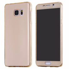Load image into Gallery viewer, 360 Full body Case For Samsung Galaxy S9 S8 A6 A8 Plus 2018 S5 S6 S7 Edge A3 A5 A7 2016 J3 J5 Pro J7 2017 Soft Clear TPU Coque