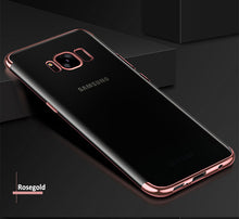 Load image into Gallery viewer, Plating Soft TPU Cases For Samsung Galaxy S8 S9 Plus S6 S7 Edge A7 2018 A5 A3 2016 Note 8 J3 J5 J7 2017 Ultra thin Cover Case