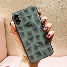 Load image into Gallery viewer, Lovebay Diamond Texture Case For iPhone 6 6s 7 8 Plus X Soft Phone Cover for iPhone 7 Luxury Transparent Case Ultra Thin Coque