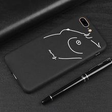 Load image into Gallery viewer, 3D Relief Phone Case For iPhone 6 6s 7 8 Plus X 5 5s SE Cover Cute Cartoon Love Heart Soft TPU Black Capa For iPhone 8 XR XS Max