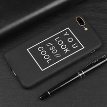 Load image into Gallery viewer, 3D Relief Phone Case For iPhone 6 6s 7 8 Plus X 5 5s SE Cover Cute Cartoon Love Heart Soft TPU Black Capa For iPhone 8 XR XS Max