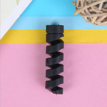 Load image into Gallery viewer, Spiral Cable protector Data Line Silicone Bobbin winder Protective For iphone Samsung Android USB Charging earphone Case Cover