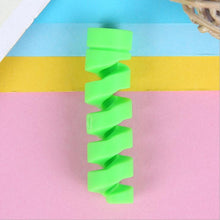 Load image into Gallery viewer, Spiral Cable protector Data Line Silicone Bobbin winder Protective For iphone Samsung Android USB Charging earphone Case Cover