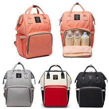 Load image into Gallery viewer, Fashion Brand Large Capacity Baby Bag Travel Backpack Designer Nursing Bag for Baby Mom Backpack Women Carry Care Bags
