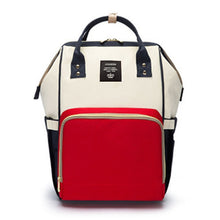 Load image into Gallery viewer, Fashion Brand Large Capacity Baby Bag Travel Backpack Designer Nursing Bag for Baby Mom Backpack Women Carry Care Bags