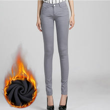 Load image into Gallery viewer, Jeans Female Denim Pants Candy Color Womens Jeans Donna Stretch Bottoms Feminino Skinny Pants For Women Trousers 2018 Tataria