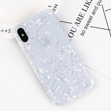 Load image into Gallery viewer, USLION Glitter Phone Case For iPhone 7 8 Plus Dream Shell Pattern Cases For iPhone XR XS Max 7 6 6S Plus Soft TPU Silicone Cover