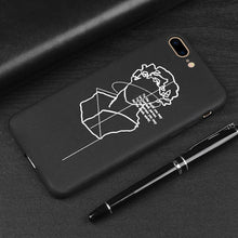 Load image into Gallery viewer, 3D Relief Phone Case For iPhone 6 6s 7 8 Plus X 5 5s SE Cover Cute Cartoon Love Heart Soft TPU Black Capa For iPhone 8 XR XS Max