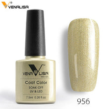Load image into Gallery viewer, 2018 New Free Shipping Nail Art Design Manicure Venalisa 60Color 7.5Ml Soak Off Enamel Gel Polish LED UV Gel Nail Polish Lacquer